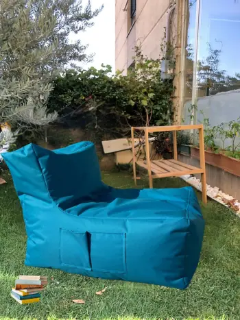 Qese ulëse XXL, ngjyrë turquoise, Atelier del Sofa