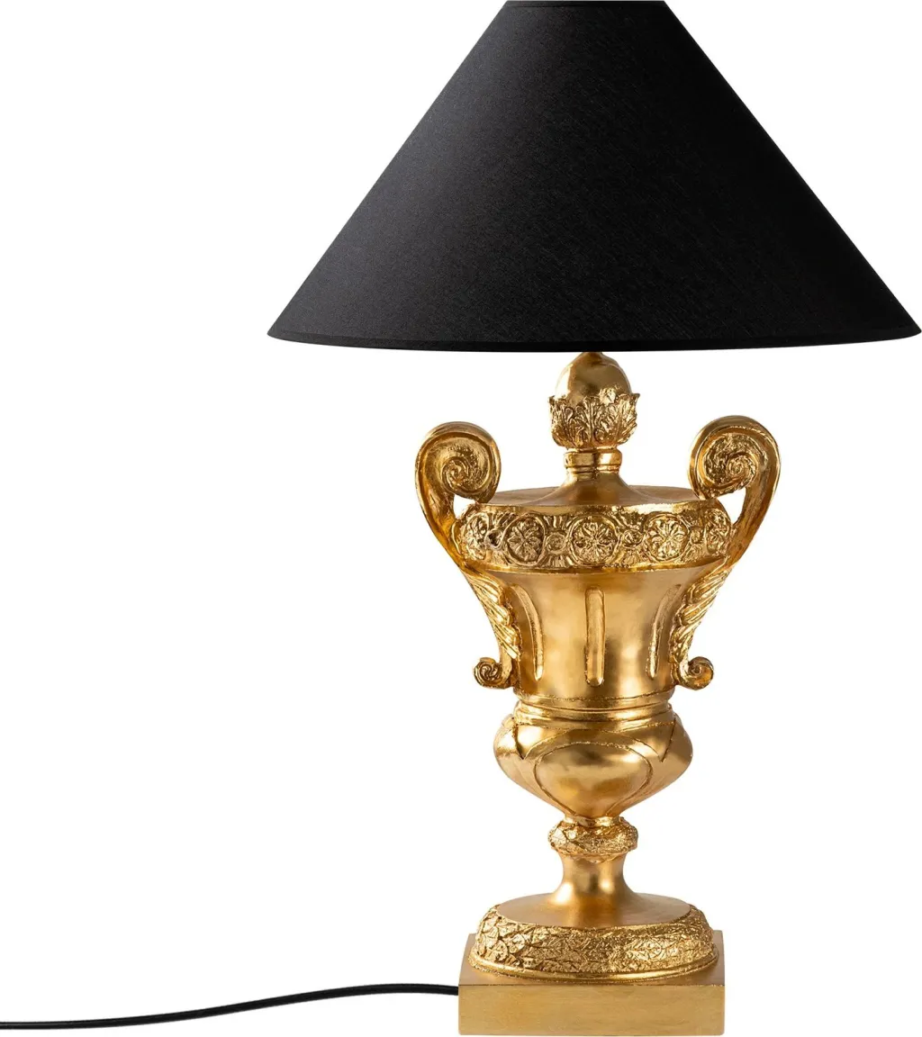Llambë tavoline Opviq, ELEGANZE-5331, ngjyrë ari dhe e zezë - 4