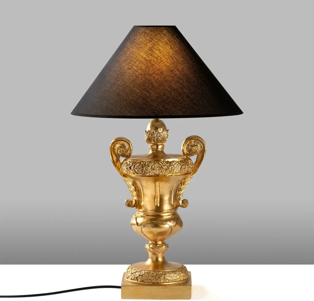 Llambë tavoline Opviq, ELEGANZE-5331, ngjyrë ari dhe e zezë - 5