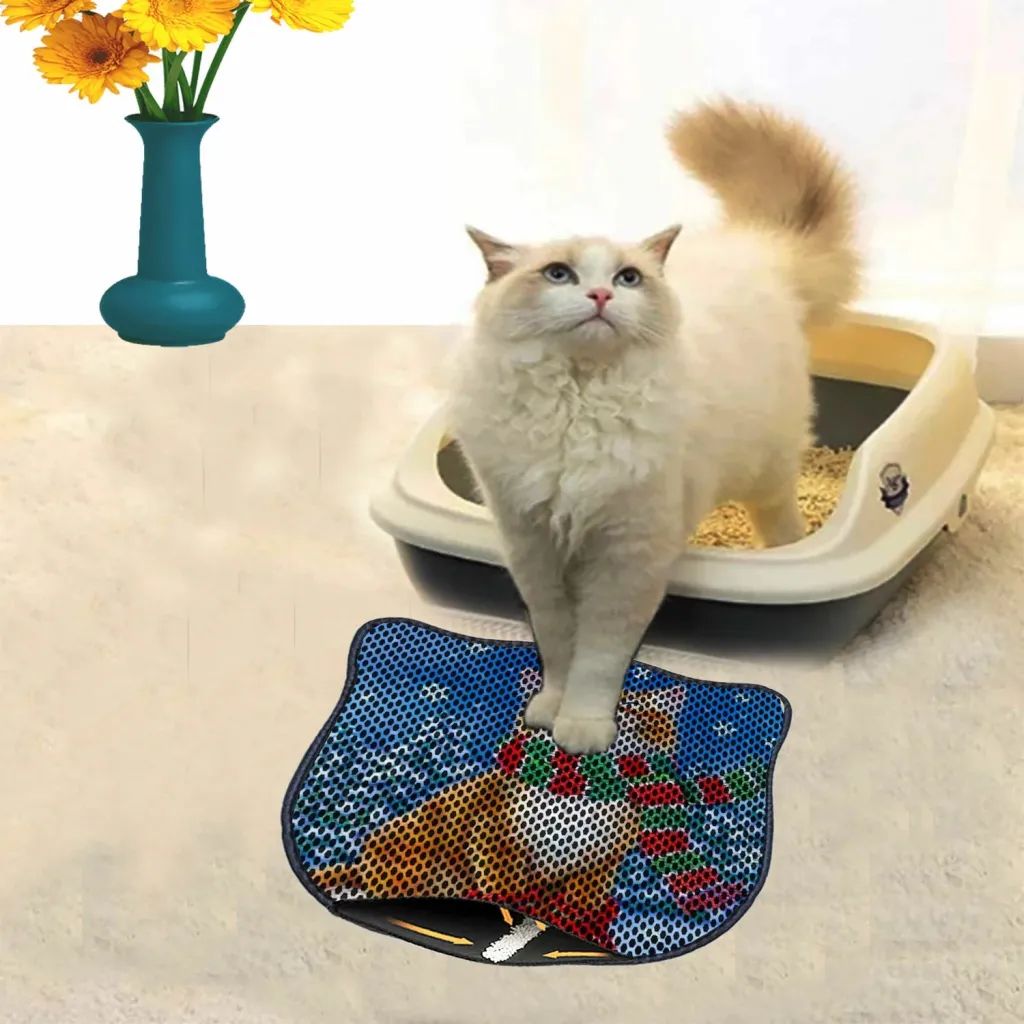Tapet për rërë mace, shumëngjyrësh, Paws & Whiskers, Kdkafa0176, 40x50cm - 1