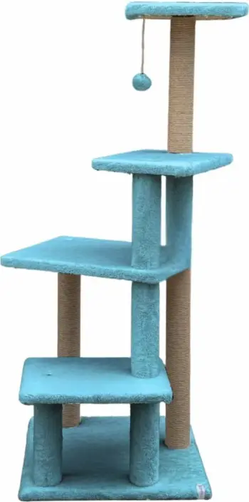 Dru për gërvishtje për mace, Paws & Whiskers, Alessi, ngjyrë tyrkiz