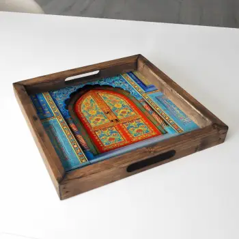 Tabaka druri, shumëngjyrëshe, Evila Originals, REF055, 35x35x4cm