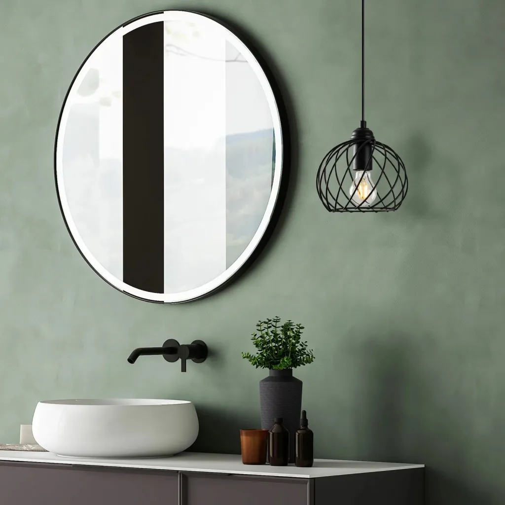 Llambë tavani Opviq Nova, metal i zi, 20x20x115cm - 4