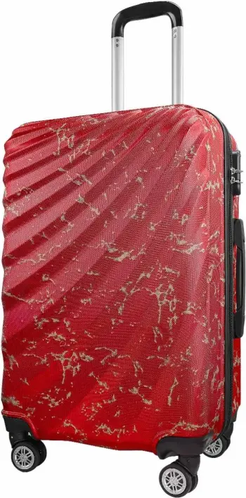 Valixhe udhëtimi e mesme, ngjyrë e kuqe, Zoozie Bags, Wexta Wx-300