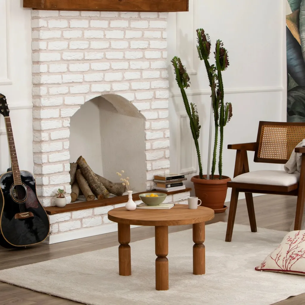 Tavolinë kafeje Skye Decor, Ida 60, ngjyrë geshtenje - 2