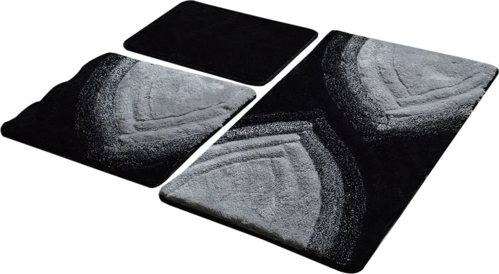 Set tapetesh për banjo akrilik (3 copë), Mijolnir Stella, antracit - 2