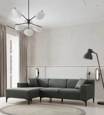 Këndare Petra, ngjyrë e gjelbër, Atelier del Sofa
