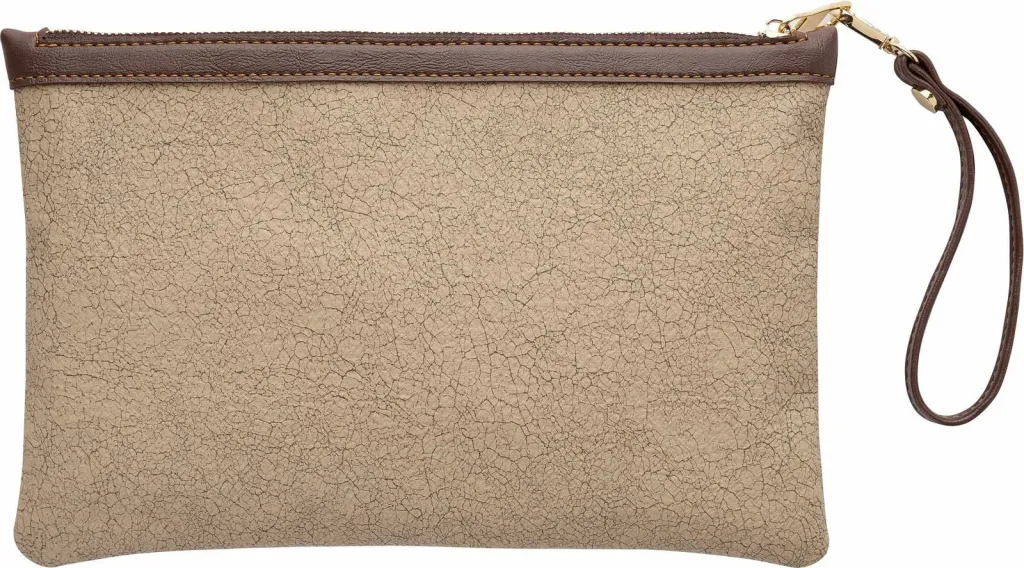Çantë dore clutch, ngjyrë kafe, Vince Camuto, Terni - 2