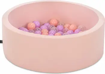 Pishinë me topa për fëmijë, ngjyrë rozë, Bubble Pops v4, Evila Originals