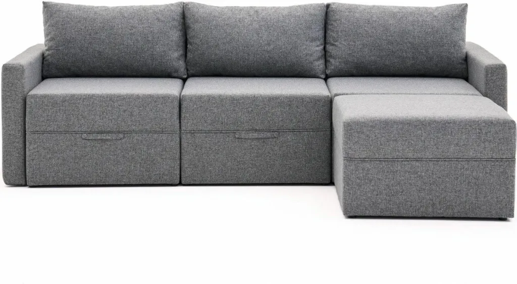 Kënd-sofë krevate Atelier del Sofa, Saros, gri - 4