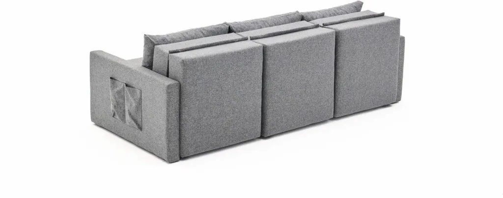 Kënd-sofë krevate Atelier del Sofa, Saros, gri - 6