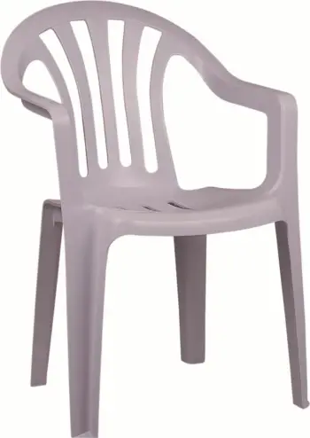 Karrige plastike, ngjyrë e bardhë, Skye Decor, Magnolia