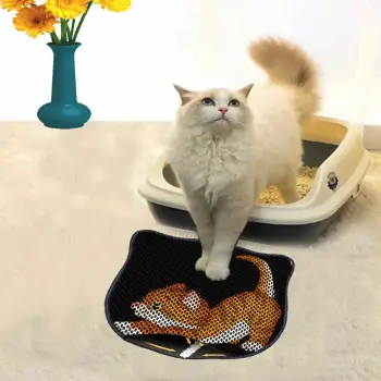 Tapet për rërë mace, shumëngjyrësh, Paws & Whiskers, Kdkafa0118, 40x50cm