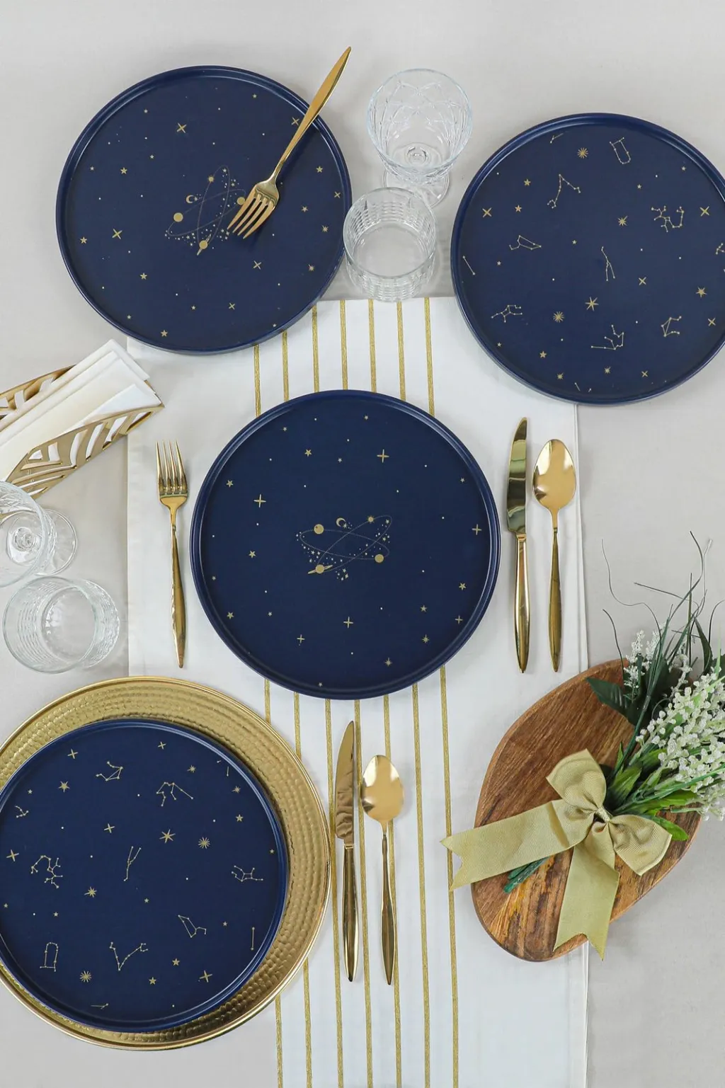 Set pjatash shërbimi (4 copë), Hermia Concept, ST038104F993A046200MATSS00 - 1