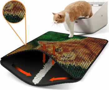 Tapet për rërë mace, shumëngjyrësh, Paws & Whiskers, Nrszn0130, 45x60cm