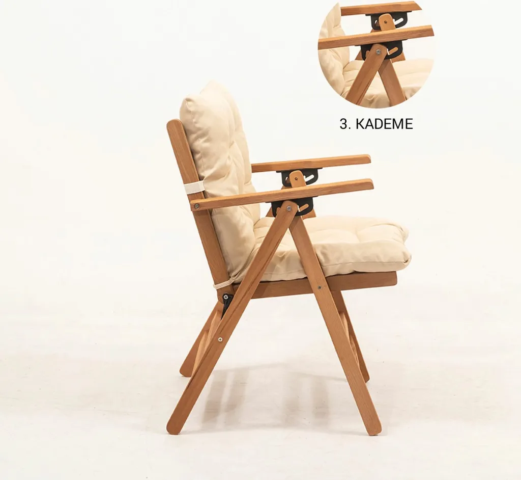 Karrige kopshti Skye Decor, MYL04, krem - 3