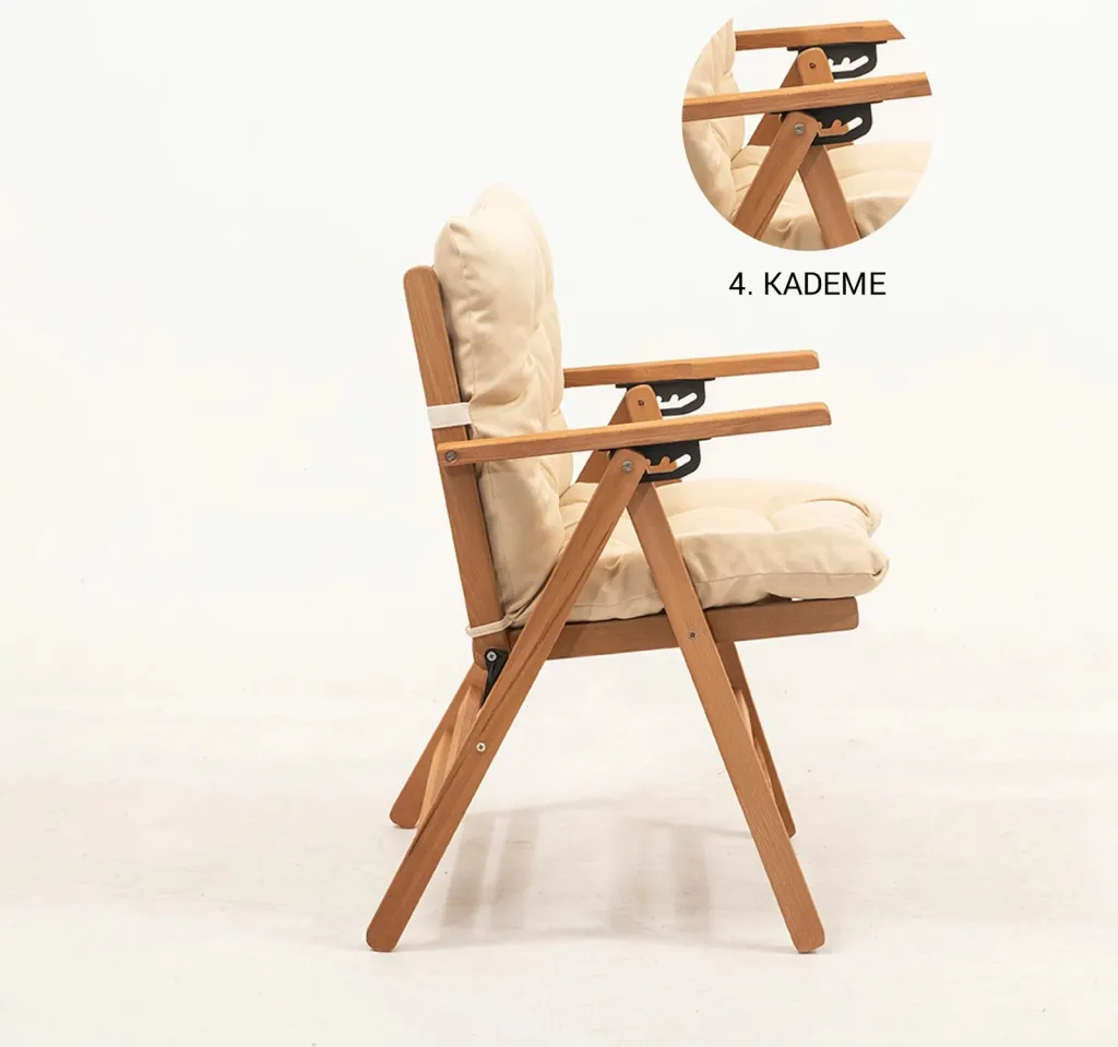 Karrige kopshti Skye Decor, MYL04, krem - 4