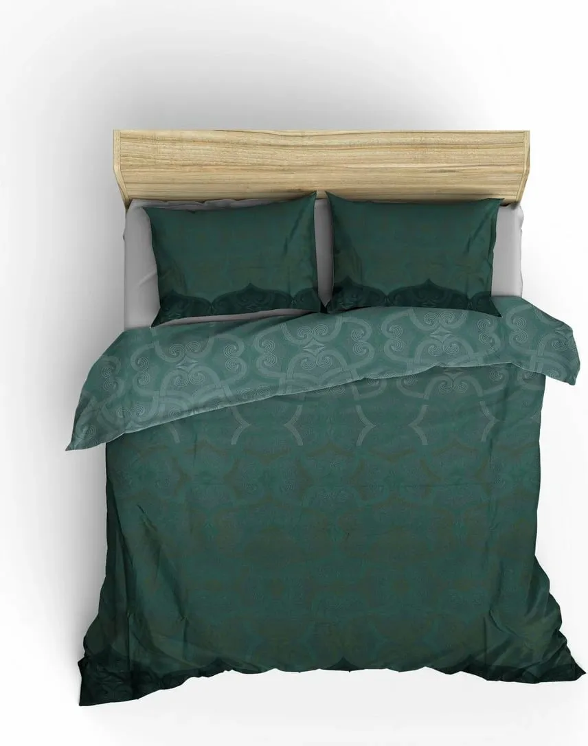 Set mbulesë për jorgan dopio satin, Pandora, ngjyrë e gjelbër - 2