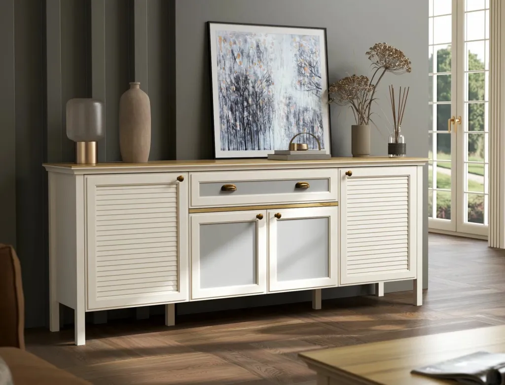 Konsol Skye Decor, FRN-21008, krem, lis, gri - 1