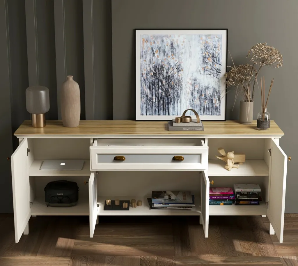 Konsol Skye Decor, FRN-21008, krem, lis, gri - 3