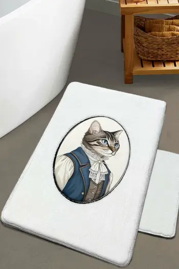 Set tapetash për banjo (2 copë), Mijolnir Modcat, ngjyrë ecru