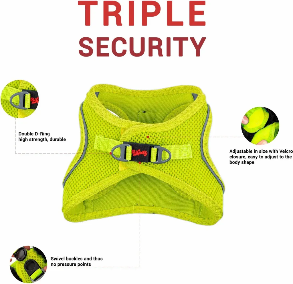 Parzmore për qen, Air-Mesh, ngjyrë Neo Lime - 13