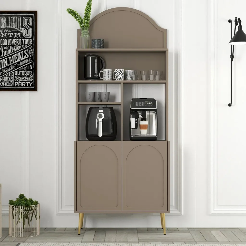 Dollap për kafe, ngjyrë Atlas dhe ari, Skye Decor, 80 cm - 5