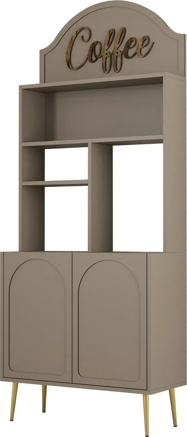 Dollap për kafe, ngjyrë Atlas dhe ari, Skye Decor, 80 cm - 6