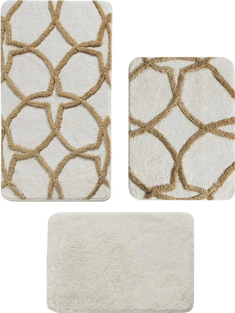 Set tapetash për banjo (3 copë), Mijolnir, Bonne, ngjyrë ari - 7