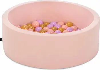 Pishinë me topa për fëmijë, ngjyrë rozë, Bubble Pops v5