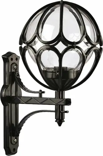 Llambë muri për jashtë, Opviq, BAP-68081-BSY-M3, e zezë