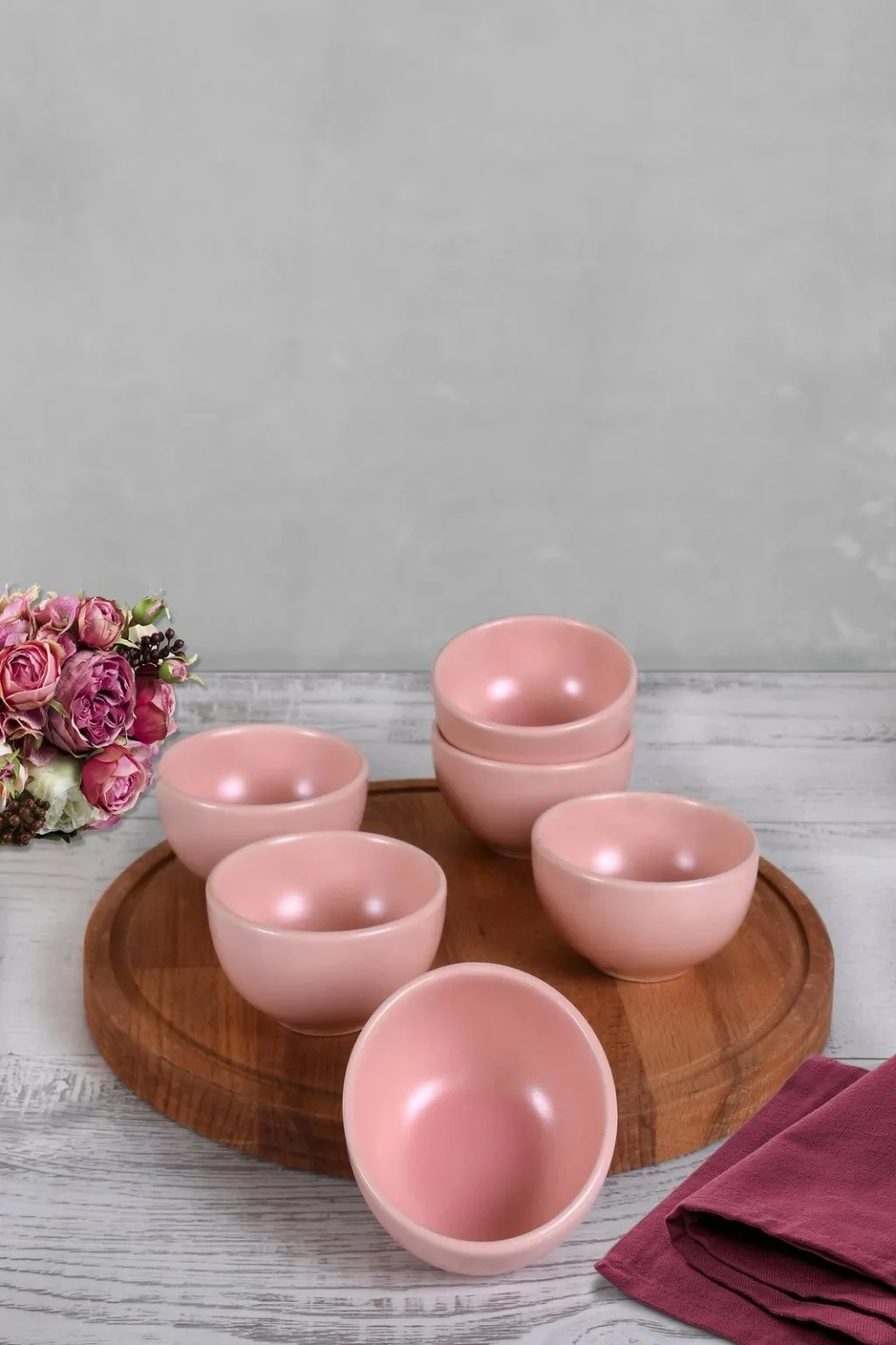 Set pjatash për salcë, ngjyrë rozë, Hermia Concept, ST101106F971A0000000AZ1000, 6 copë - 1