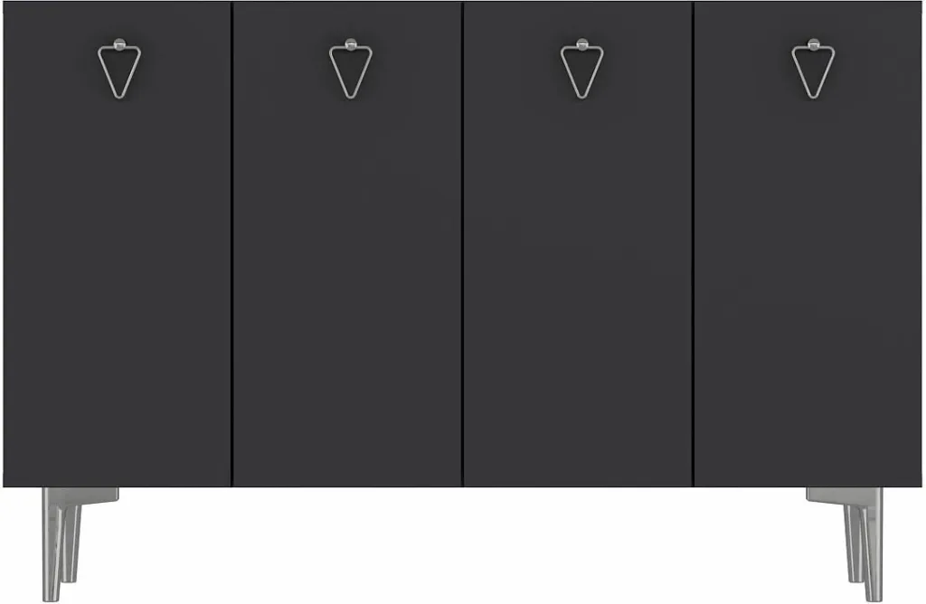 Konsol Skye Decor, Leyla, anthracite dhe argjend - 3