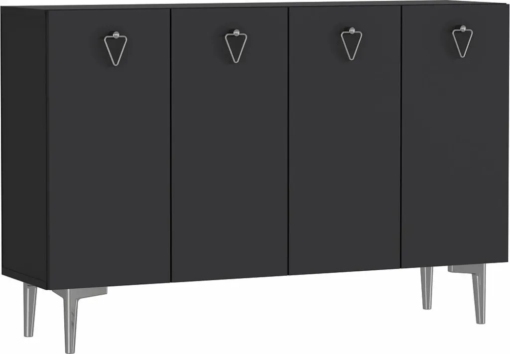 Konsol Skye Decor, Leyla, anthracite dhe argjend - 4