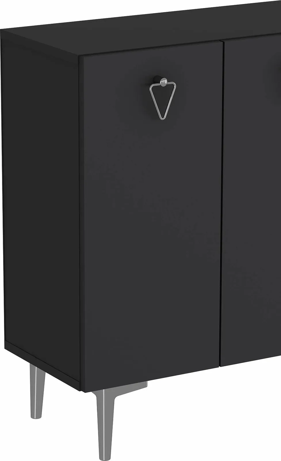 Konsol Skye Decor, Leyla, anthracite dhe argjend - 5