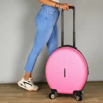 Valixhe udhëtimi rozë Zoozie Bags, 2378