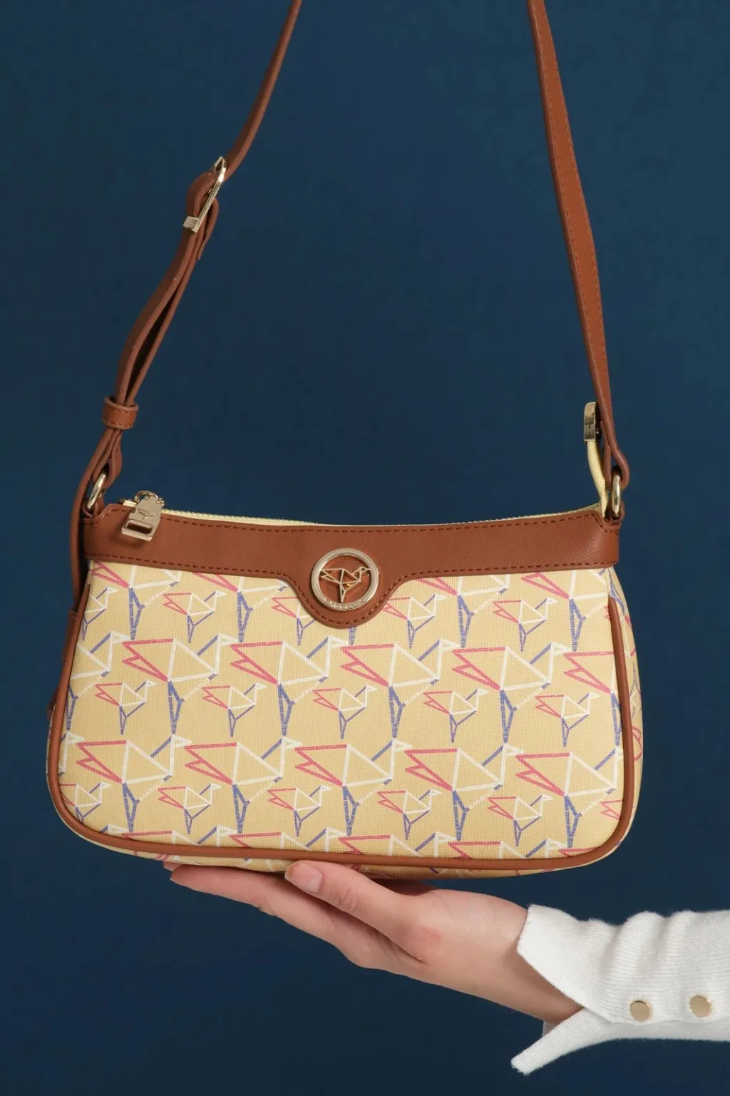 Çantë krahu Zoozie Bags, Cecina, e verdhë - 8