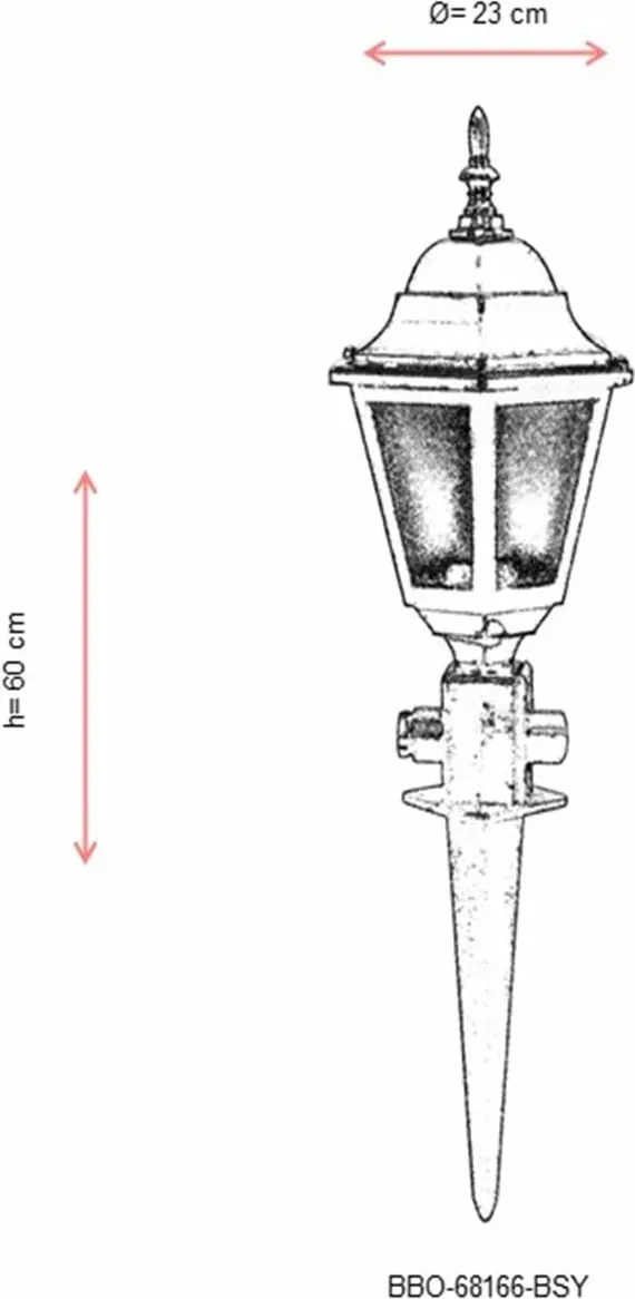 Llambë muri për jashtë Opviq, BBO-68166-BSY - 3
