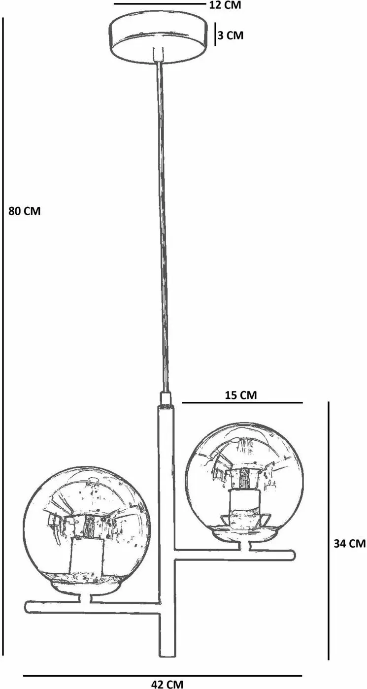 Llambë tavani Opviq, 9007-3, e bardhë dhe ari - 4