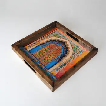 Tabaka druri, shumëngjyrëshe, Evila Originals, REF056, 35x35x4cm
