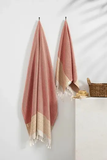 Set fouta (2 copë), Mijolnir, Agora, ngjyrë e kuqe pllake