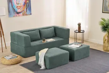 Divan-krevat dy vendesh, ngjyrë e gjelbër, Atelier del Sofa, Pirgos