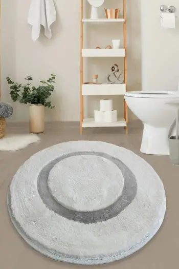 Tapet banje akrilik, Mijolnir Quadrato, ngjyrë gri, 90cm