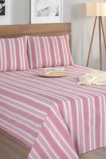Set çarçafi për një person, L'essentiel, Soft Line, ngjyrë e kuqe e errët