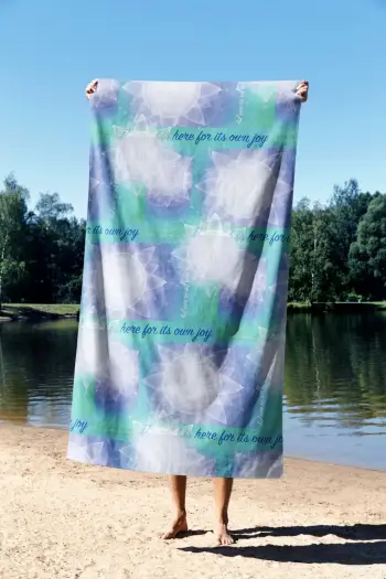 Peshqir plazhi Mijolnir, Yoga Nature, 70x130cm