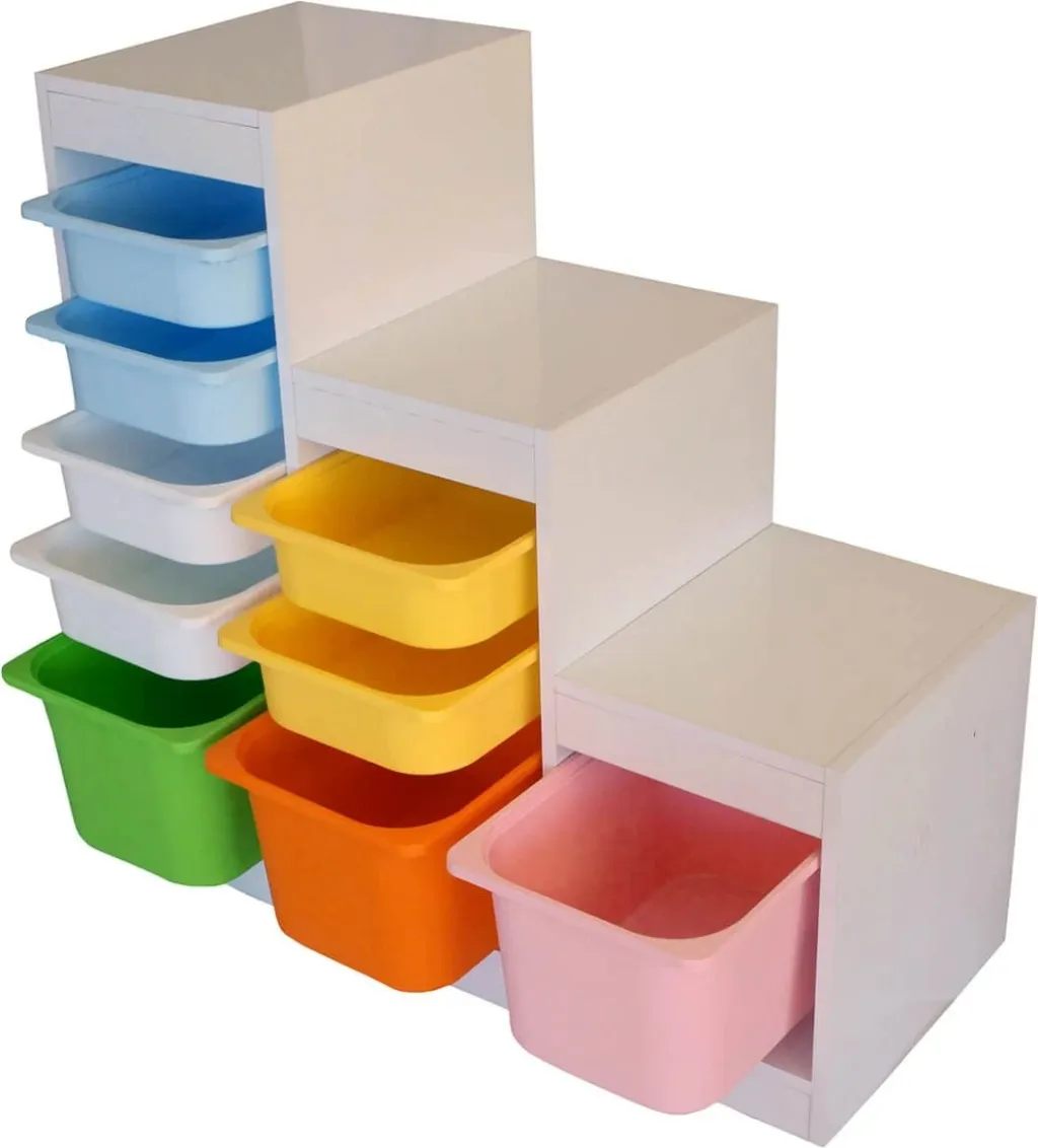 Dollap multifunksional Skye Decor, organizues i bardhë - 3