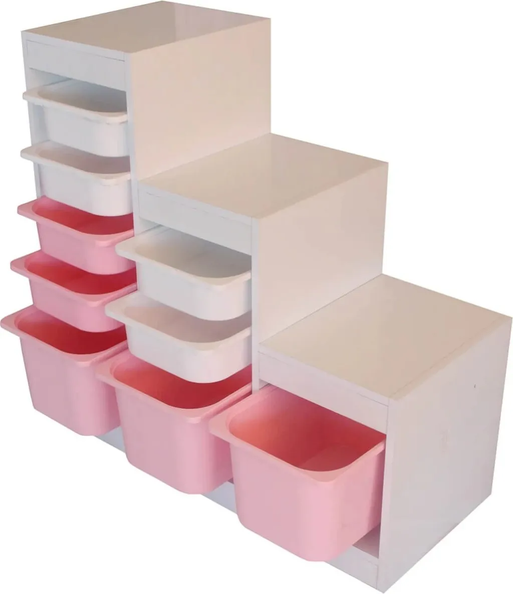 Dollap multifunksional Skye Decor, organizues i bardhë - 4