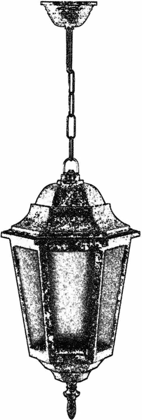 Llambë tavani për jashtë Opviq, ngjyrë kafe, BFE-68188-BKR - 2