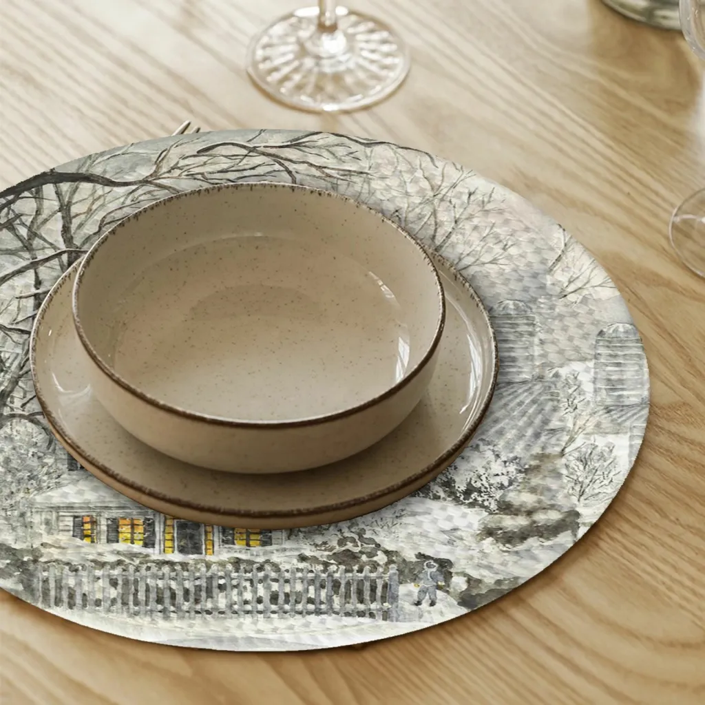Set nënshtruesish tavoline Hermia Concept, model dimëror, 4 copë, 37cm - 2