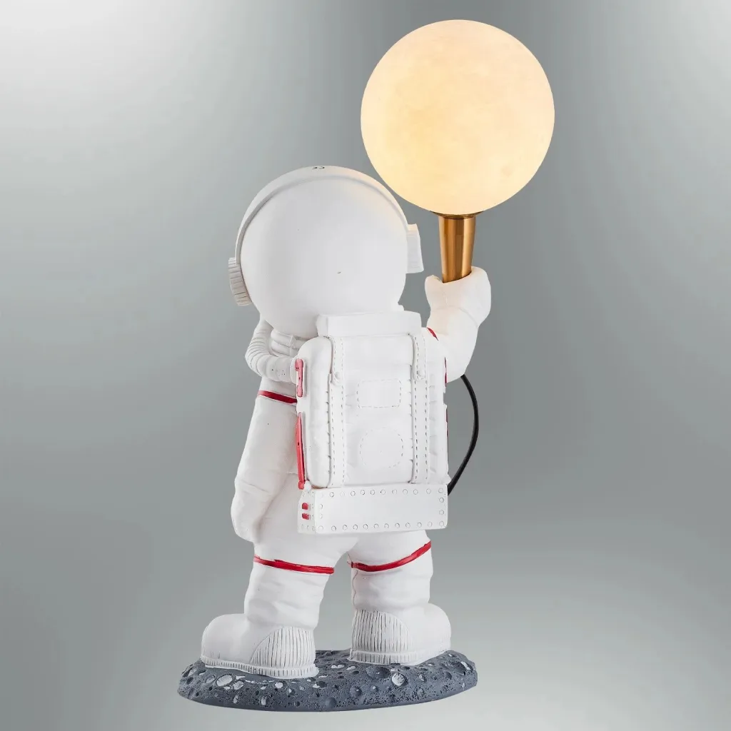 Llambë tavoline Opviq, astronaut, e bardhë, L1132 - 5
